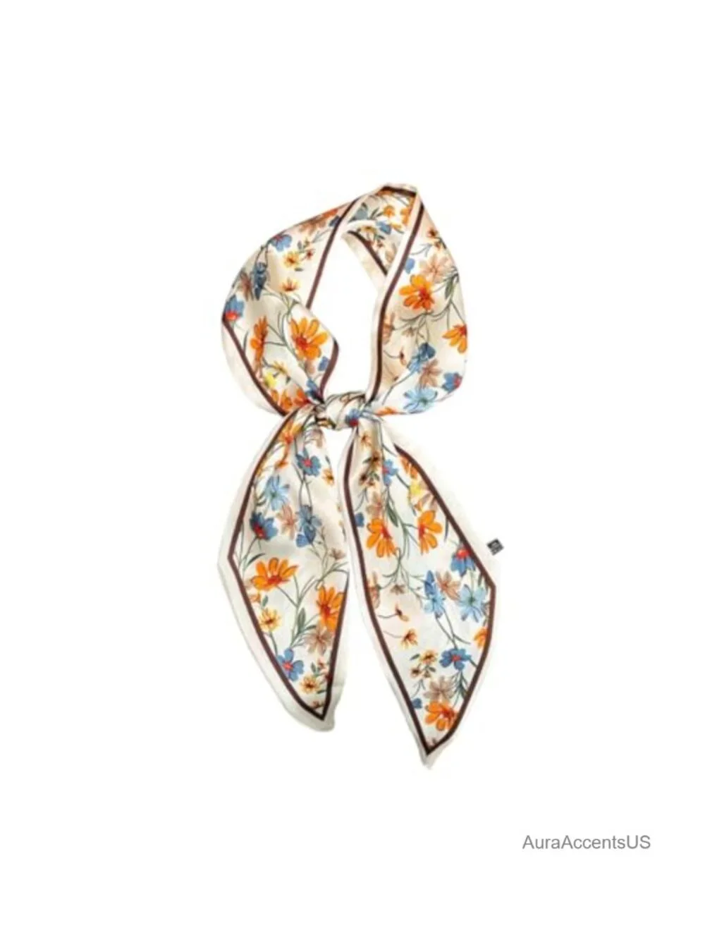 Silk Like Satin Scarf for Hair Neck Bag - Polyester Fashion Scarf Wrap